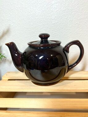 EUC Sadler Classic Brown Betty Ceramic Teapot | Small 2 Cups | England